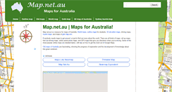 Desktop Screenshot of map.net.au