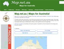 Tablet Screenshot of map.net.au